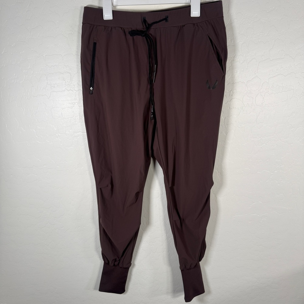 ASRV Jogger Pants Mens XL Brown Terra Lite Activewear Training Running Gym